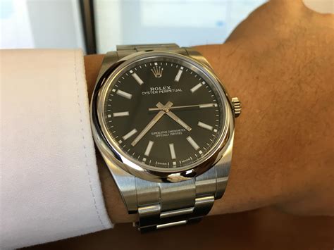 rolex oyster perpetual black